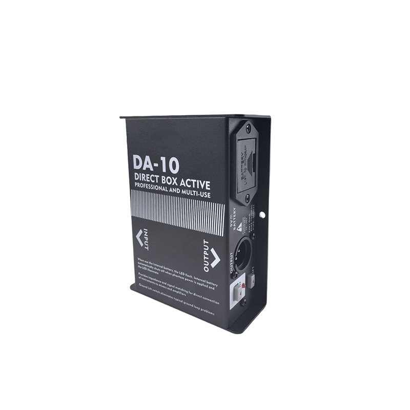 Audio Music Isolator - AU61-Da-10 صندوق DI نشط مع محول