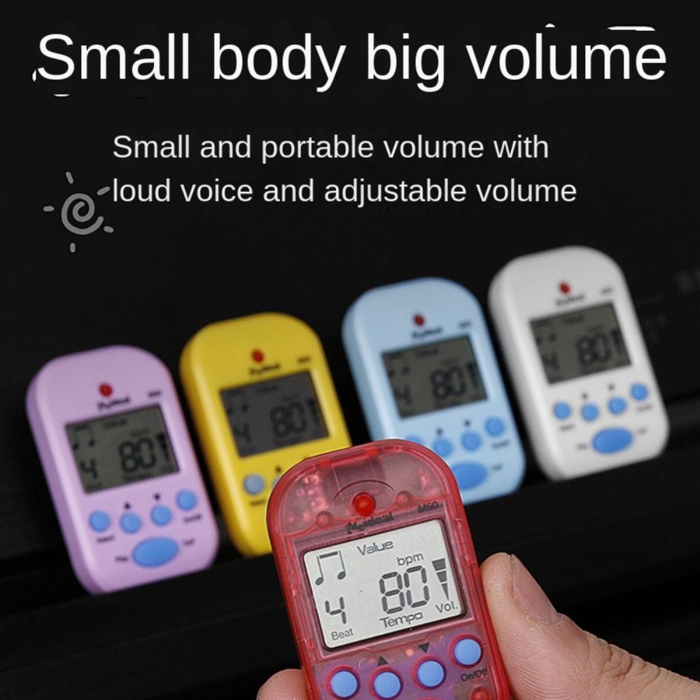 Metronome Digital - ميترونوم رقمي صغير احترافي بشاشة LCD،