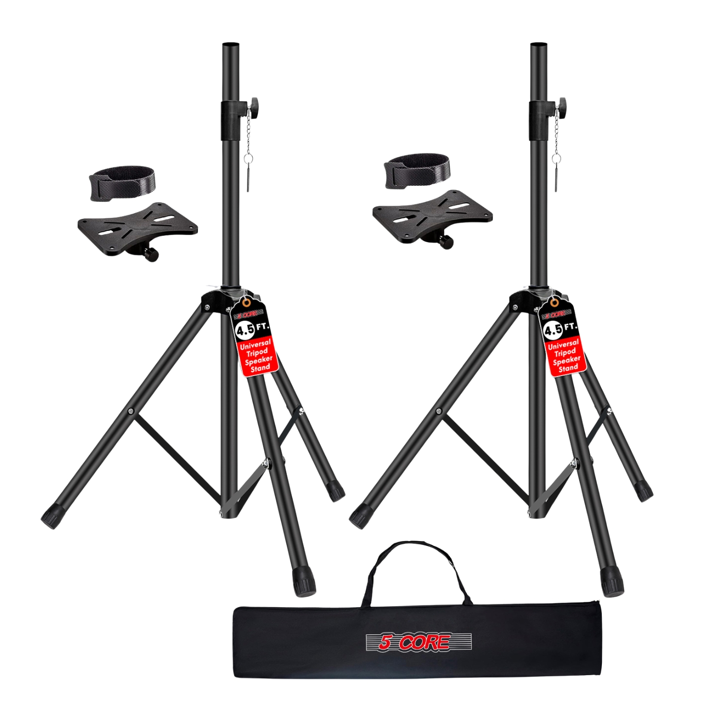 Speaker Stand Tripod - حامل سماعات بخمسة أرجل قابل للتعديل