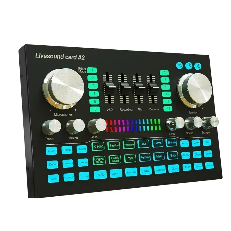 Audio Music Volume - بطاقة صوت A2، بطاقة صوت حية،
