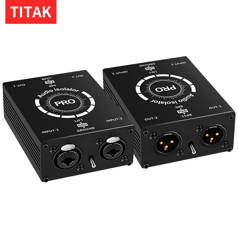 Audio Music Isolator - عازل صوتي احترافي XLR 2CH مقاس