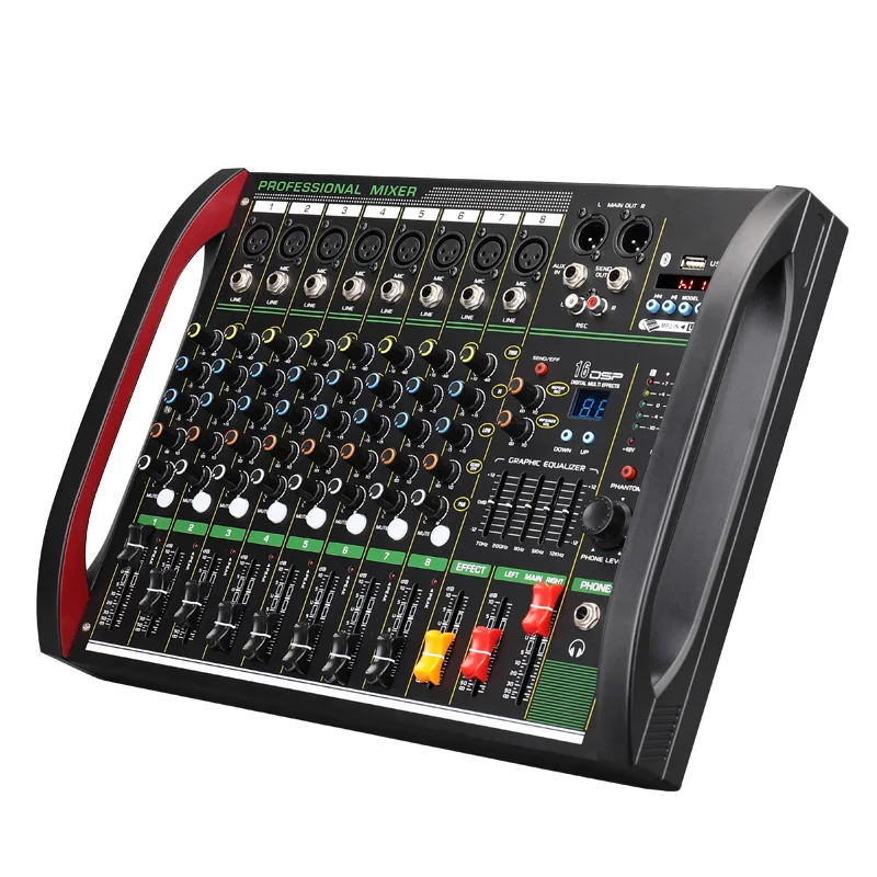 Audio Mixer 4 Channel - 4 / 8-قناة خلاط DSP تأثير