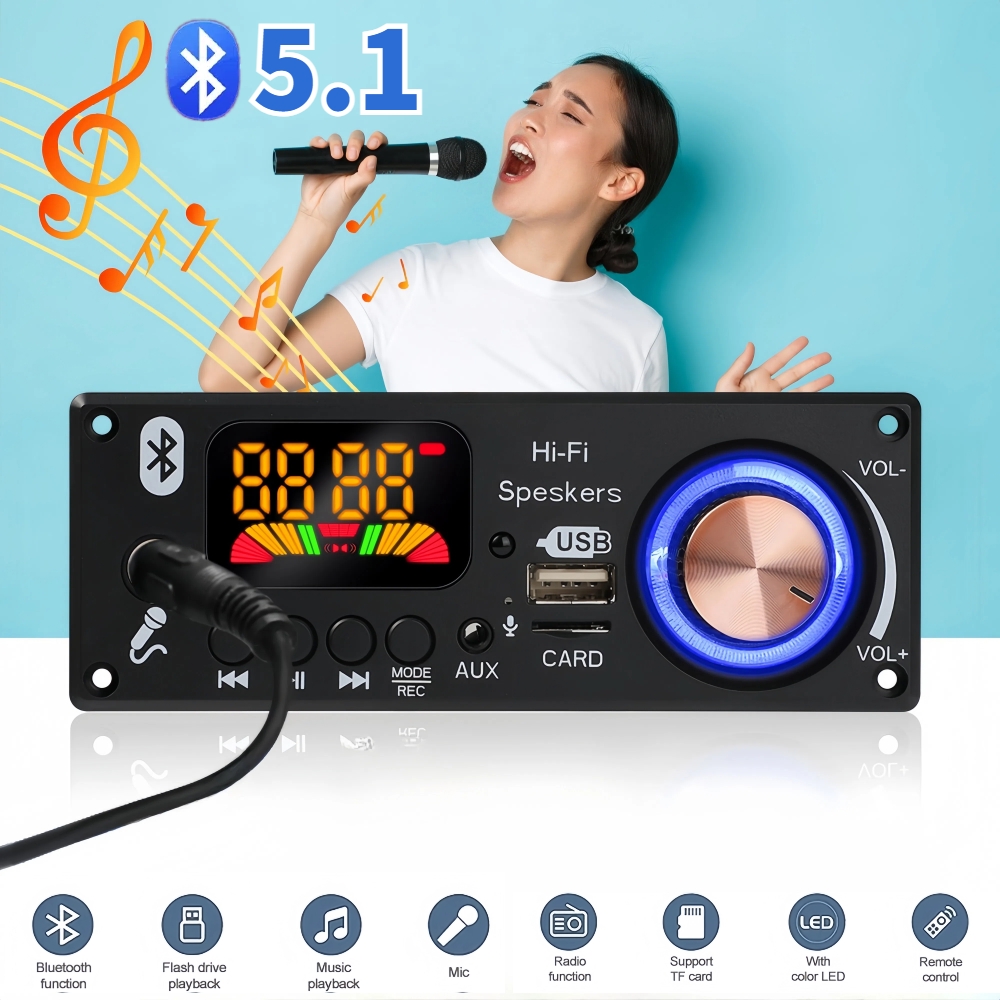 Audio Music Volume - مكبر صوت سهل الاستخدام مع راديو