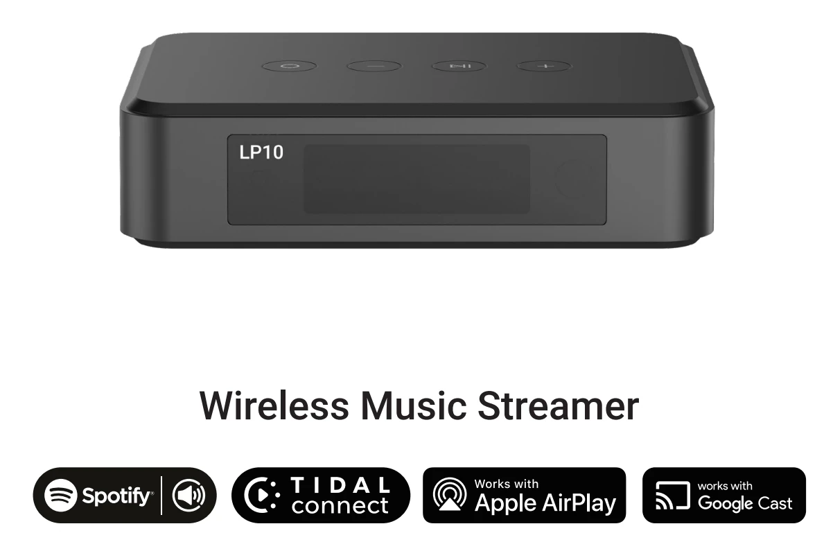 LP10 AirPlay2 Google Cast Wire - مراجعة Audio Music Google وسعره
