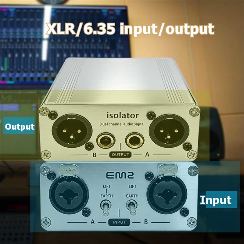 جهاز عزل الصوت CJSD-XLR، فلتر  - مراجعة Audio Music Isolator وسعره