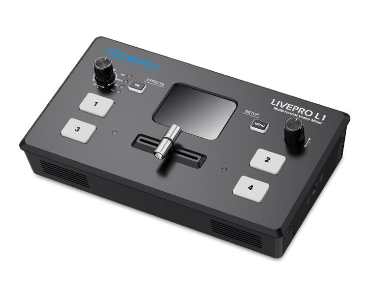 جهاز FEELWORLD LIVEPRO L1 V1 م - مراجعة Audio Mixer 4 Channel وسعره