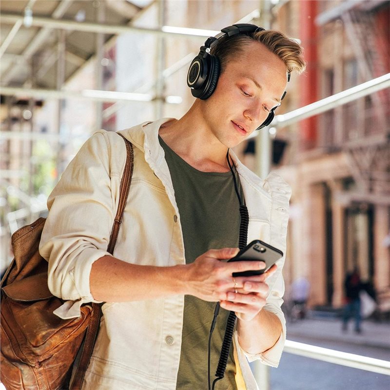 كابل AB33-ATH-M50x، سلك AUX مل - مراجعة Audio Technica Headphone Ath-M50X وسعره