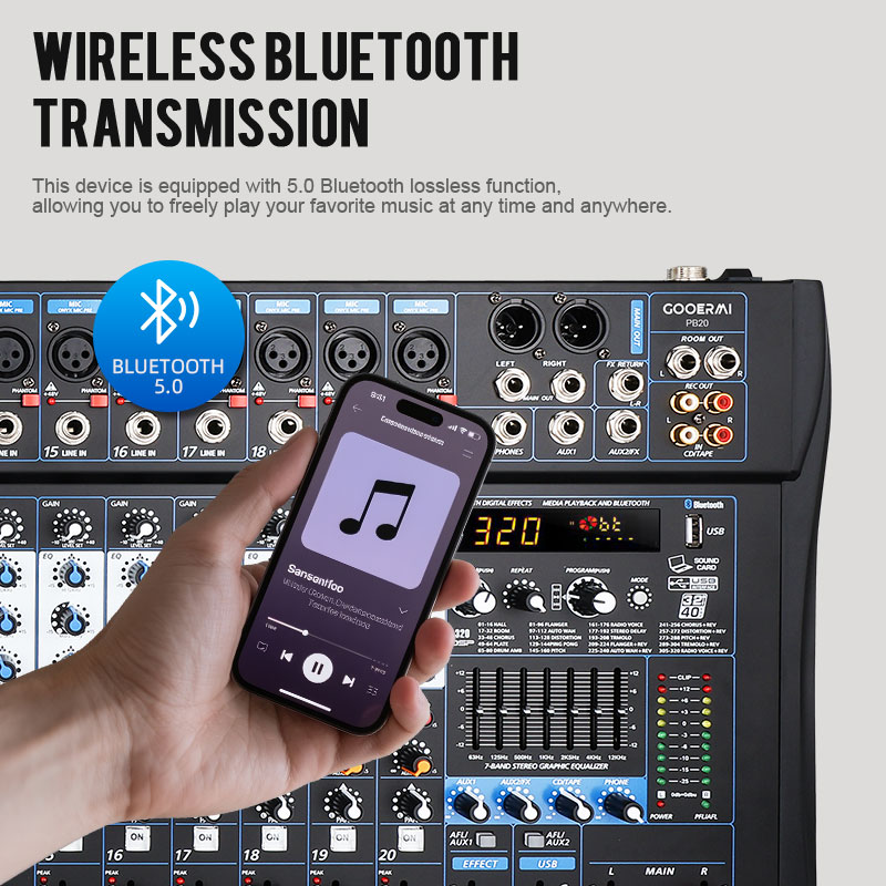 جهاز مزج صوتي احترافي من سلسلة - مراجعة Audio Mixer 4 Channel وسعره