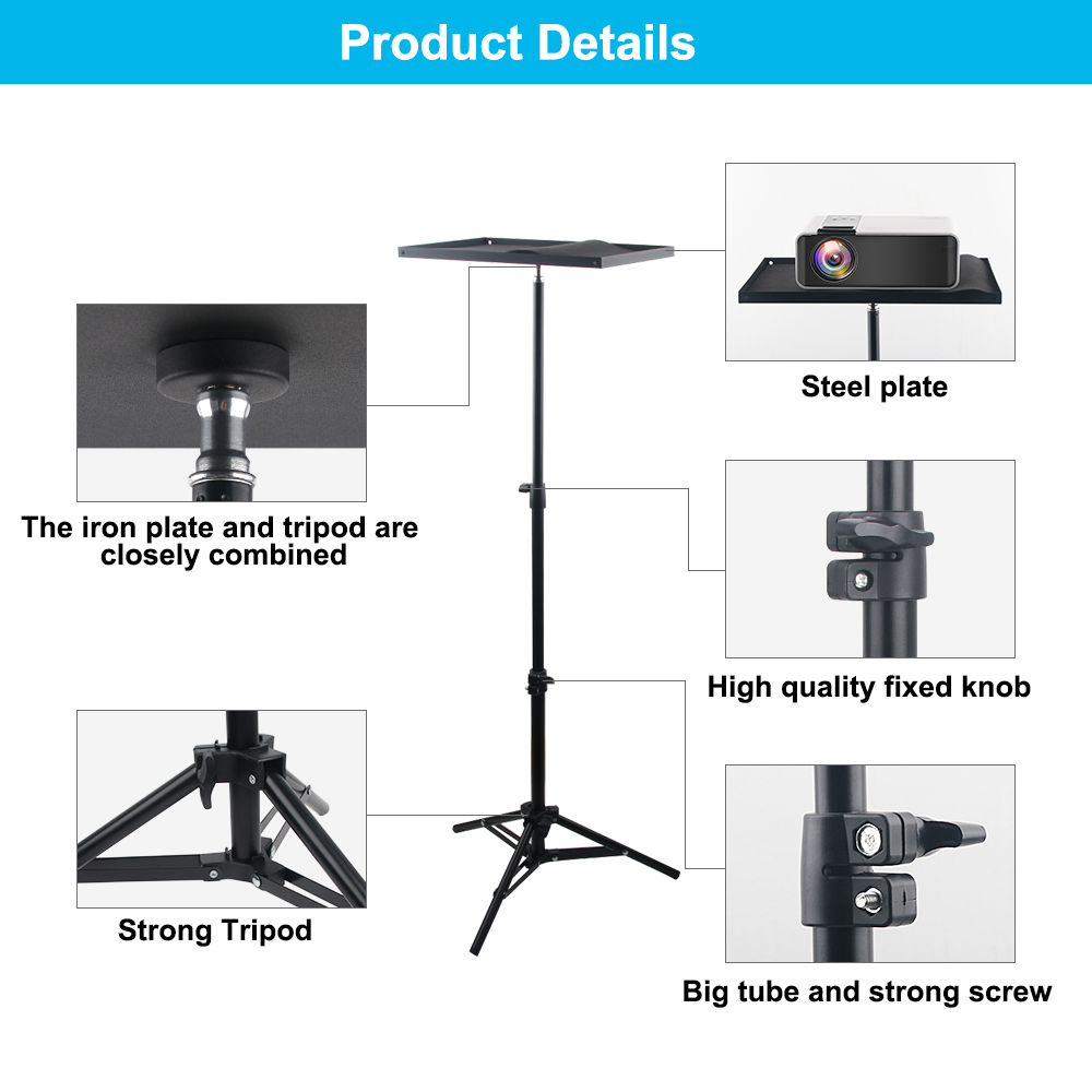 110 سنتيمتر 160 سنتيمتر قابل ل - مراجعة Speaker Stand Tripod وسعره