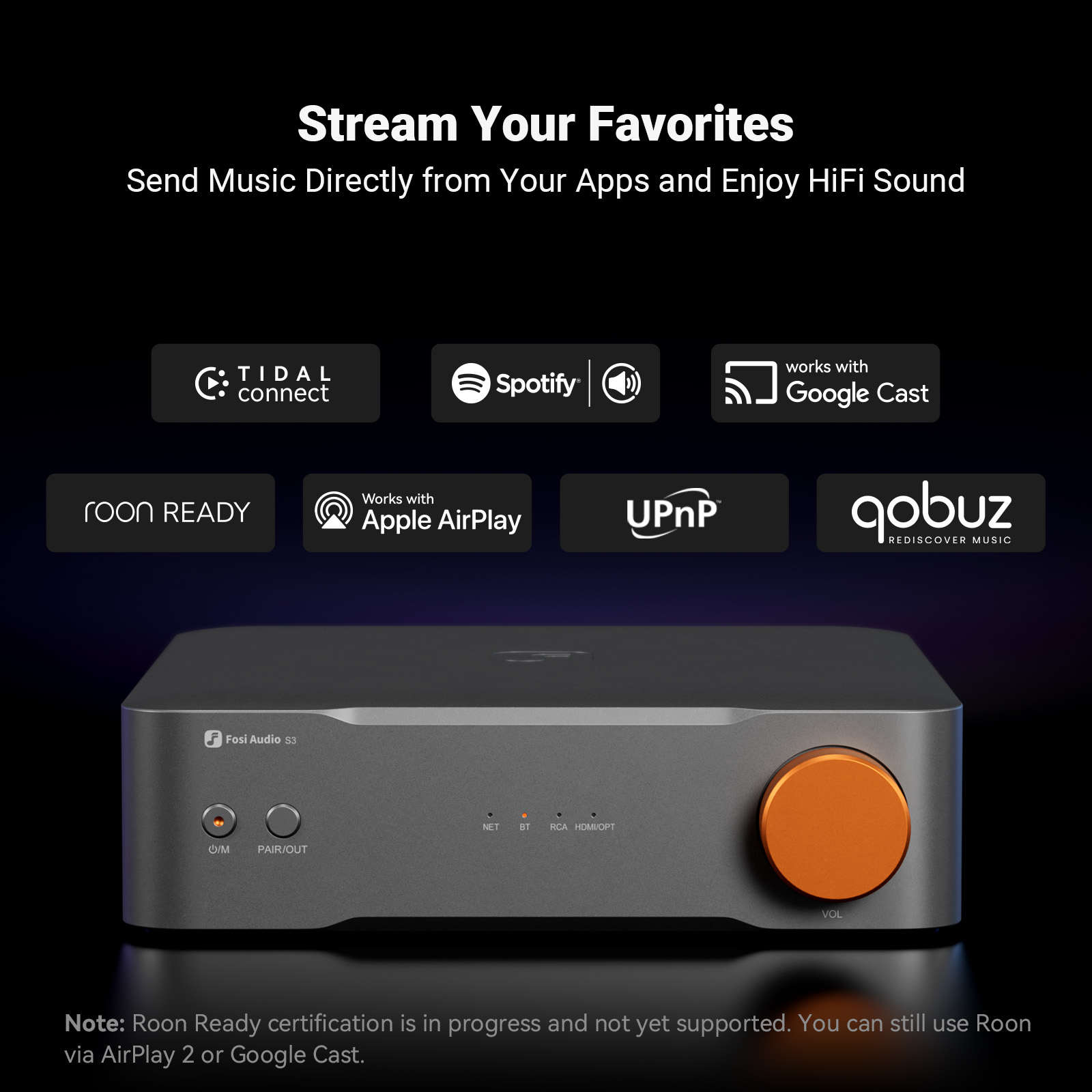 فوساي أوديو S3 جهاز بث موسيقى  - مراجعة Audio Music Google وسعره