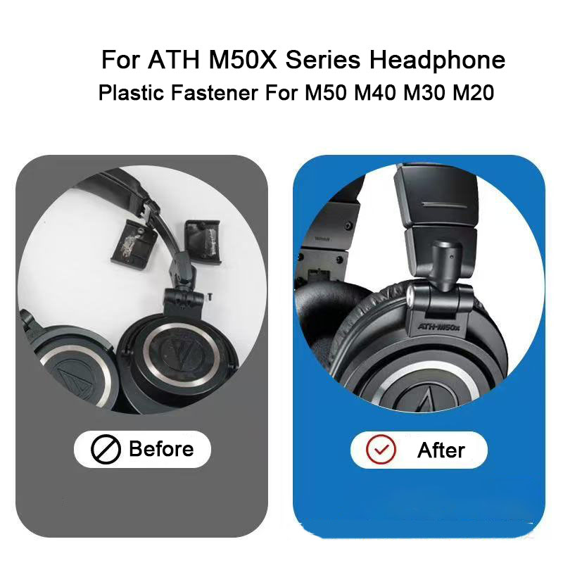 قفل بلاستيكي بديل جديد لسماعات - مراجعة Audio Technica Headphone Ath-M50X وسعره