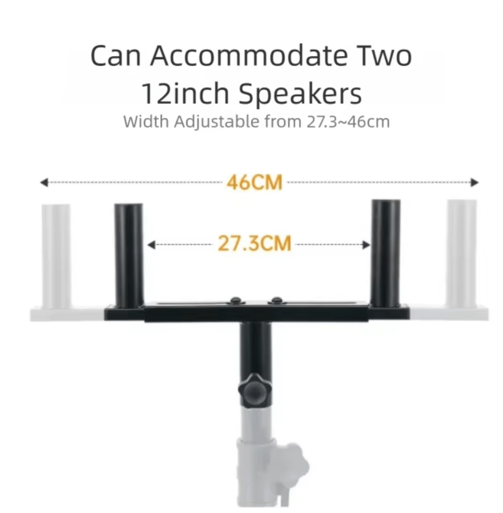 حامل مكبر صوت مزدوج قائم على ا - مراجعة Speaker Stand Tripod وسعره